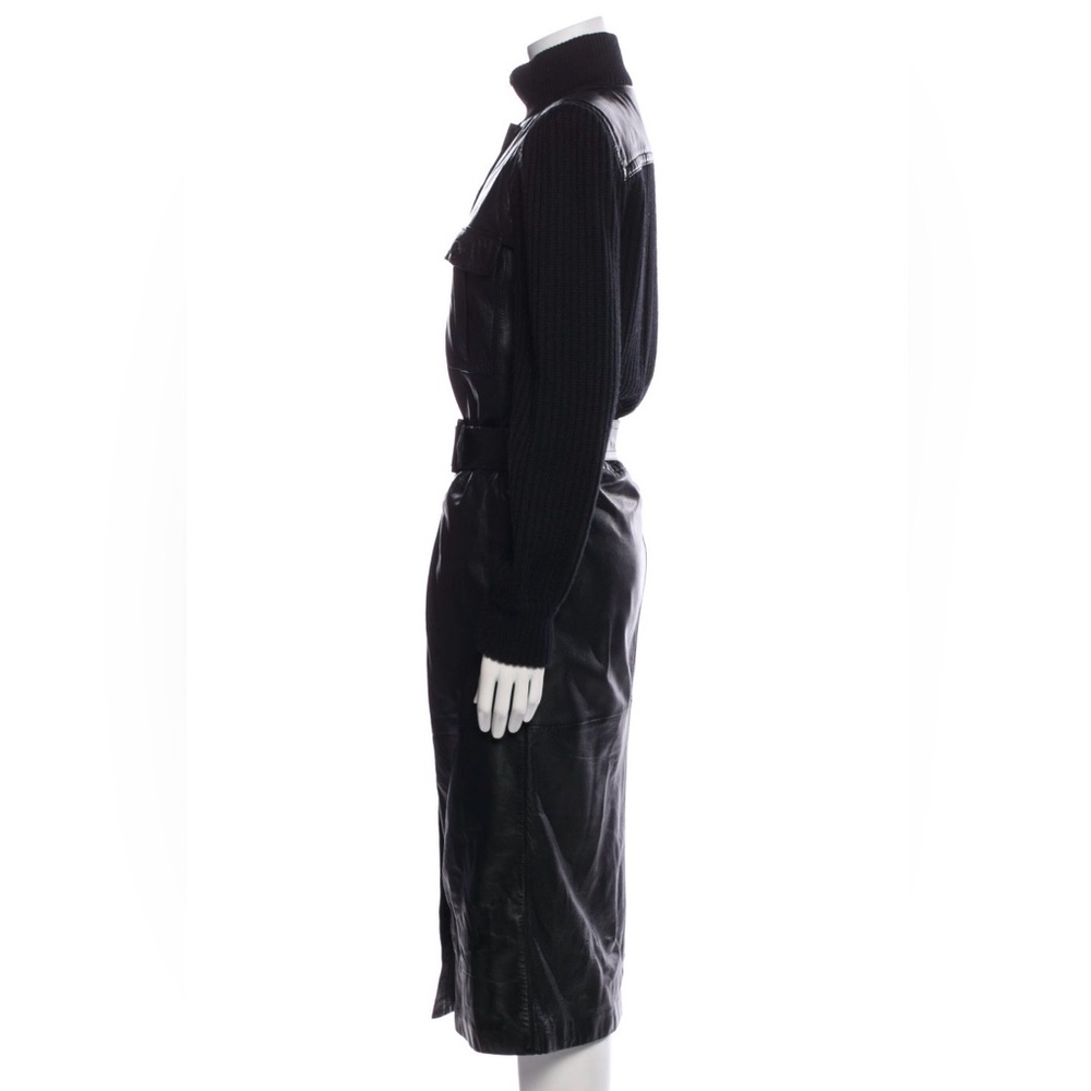 Valentino Leather Trench Coat View 2